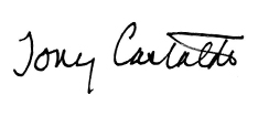 Tony Castaldo Signature